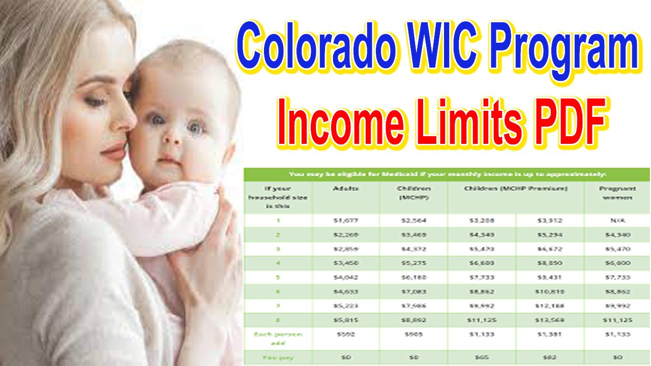 Colorado WIC Program Income Limits 2024